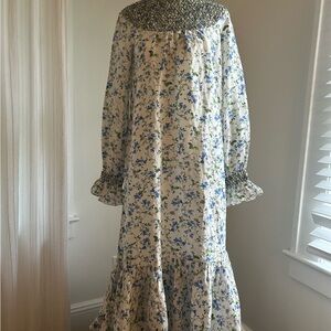 Zara Floral Long Sleeve Dress